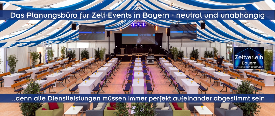 Zeltverleih Rosenheim Catering Eventagentur Möbelverleih