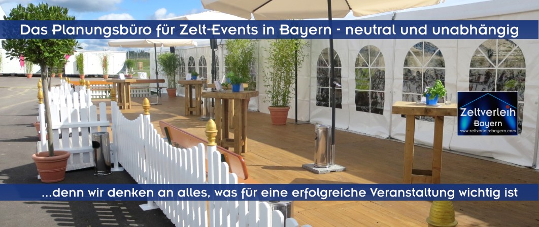 Zeltverleih Rosenheim Catering Eventagentur Möbelverleih