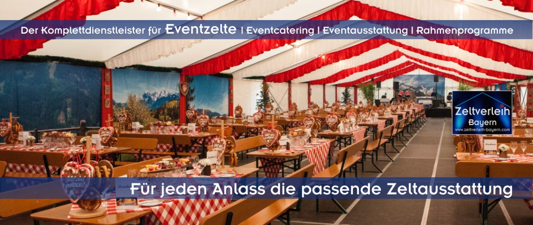 Zeltverleih Rosenheim Catering Eventagentur Möbelverleih