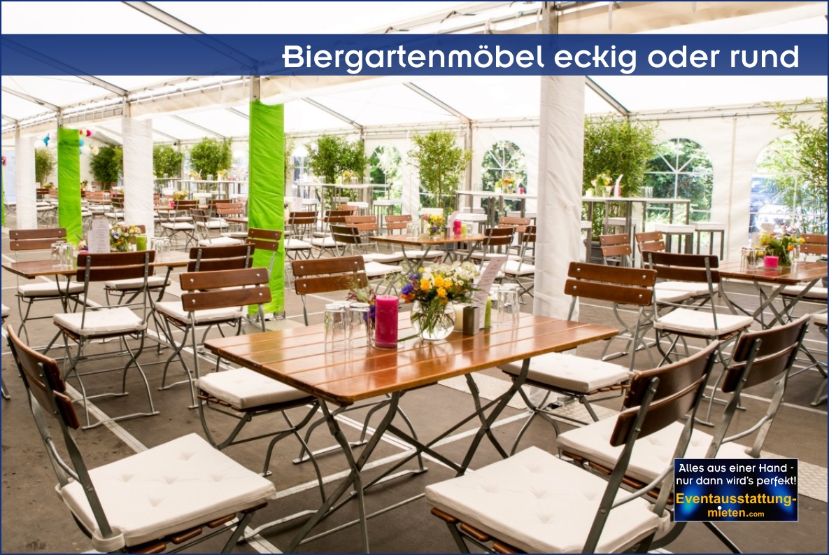 Klappstühle und Klapptische mieten Rosenheim