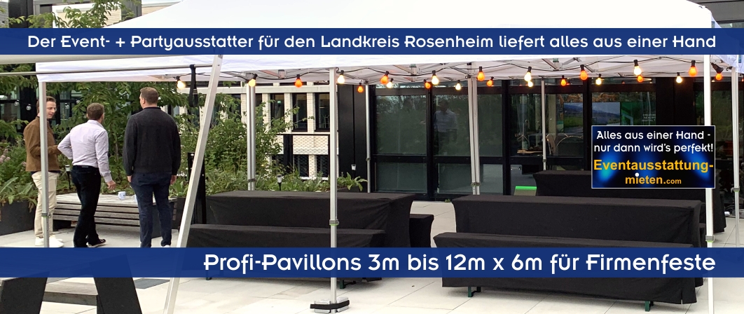 Partyausstatter Eventagentur Rosenheim, Chiemsee, Bad Aibling, Kolbermoor, Bruckmühl, Wasserburg, Raubling