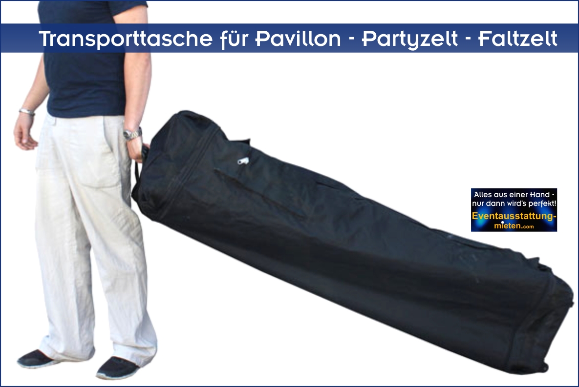Transporttasche für Pavillon 3 x 6 m Verleih Rosenheim Partyausstatter Eventagentur Rosenheim, Chiemsee, Bad Aibling, Kolbermoor, Bruckmühl, Wasserburg, Raubling