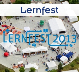 Lernfest Schrobenhausen - Event des Jahres 2013 Logistik-Meisterleistung: 46 Ausstellerzelte in 20 Stunden für 12.000 Besucher in Schrobenhausen aufgebaut.